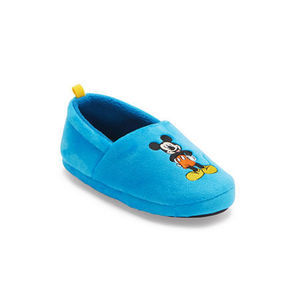 Disney Boys Mickey Slip-On Slippers Blue Size 7-8